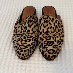 Leopard Print Women's Mules Size 7